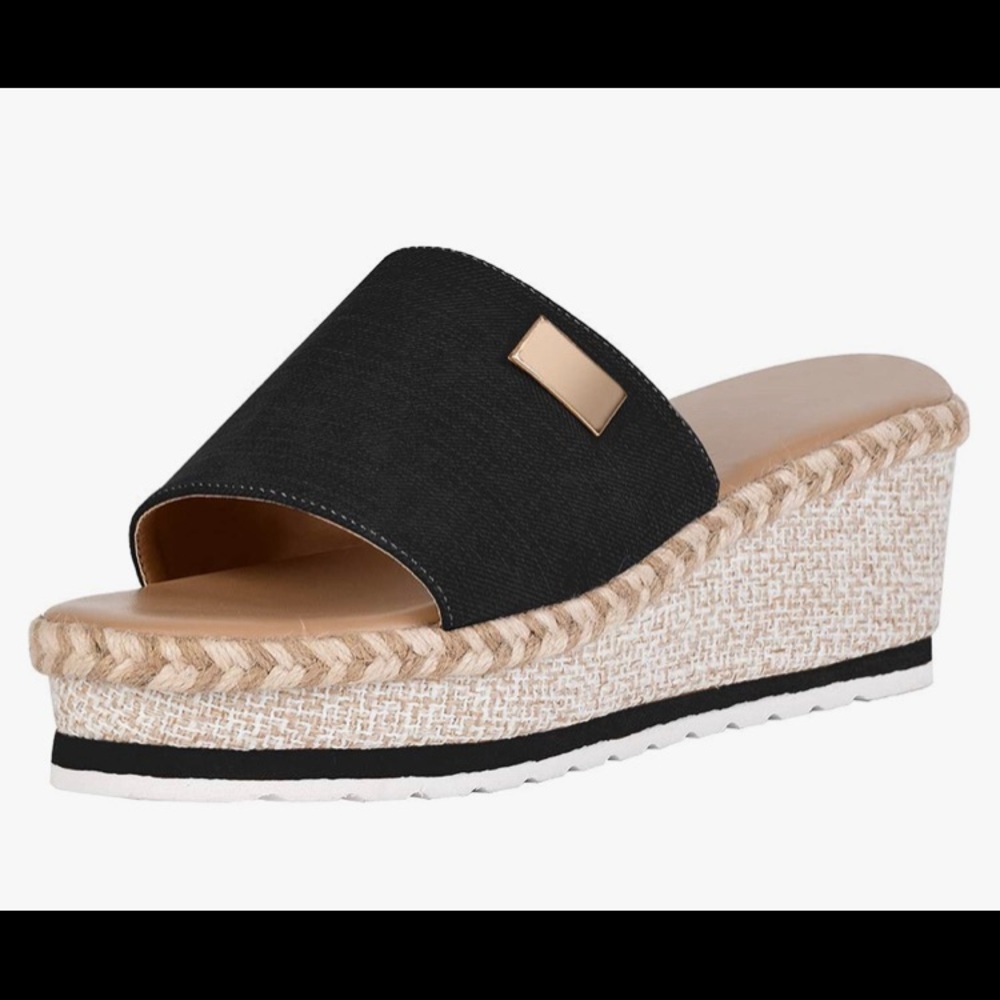 Open Toe Wedge Sandals Platform